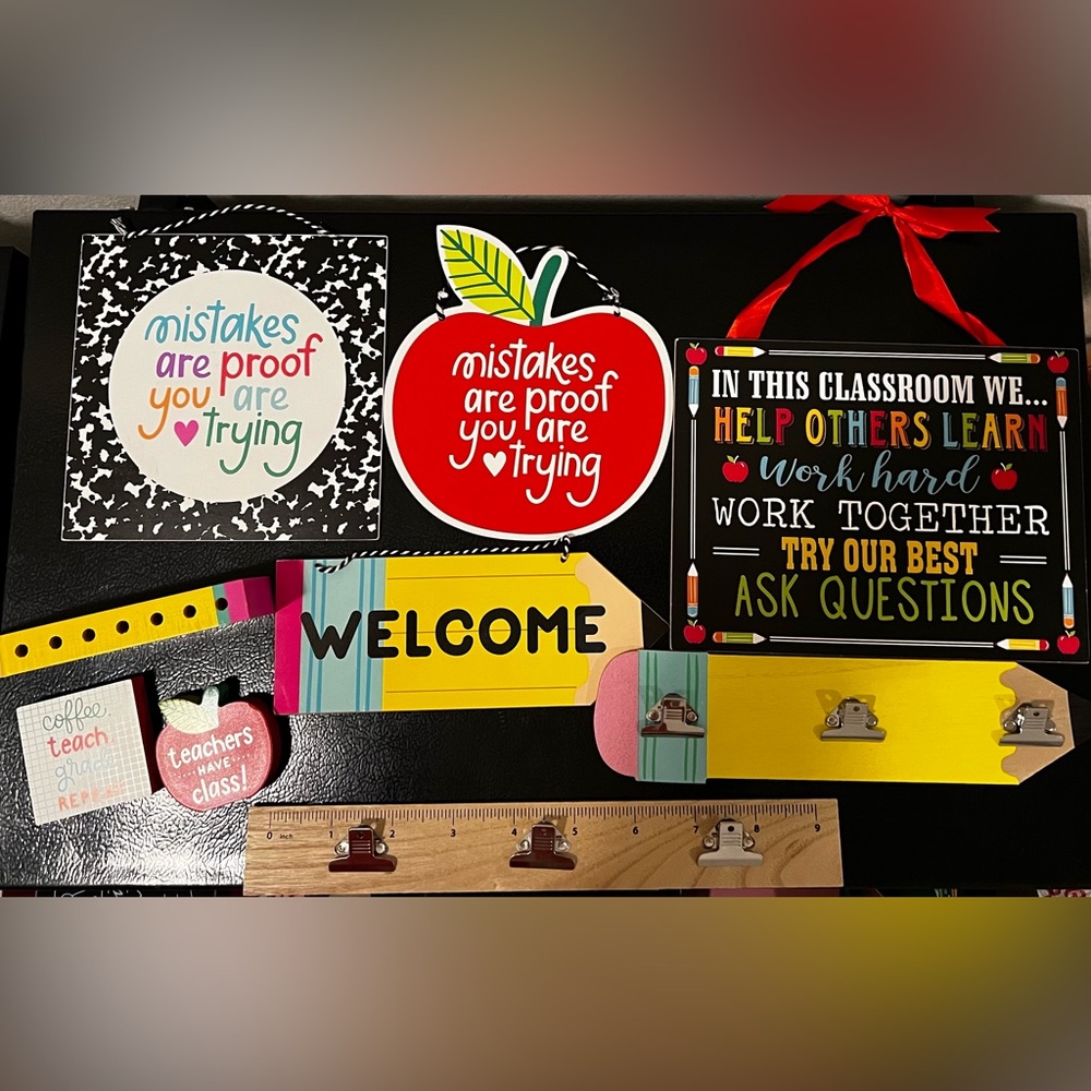 Colorful Classroom Decor Signs